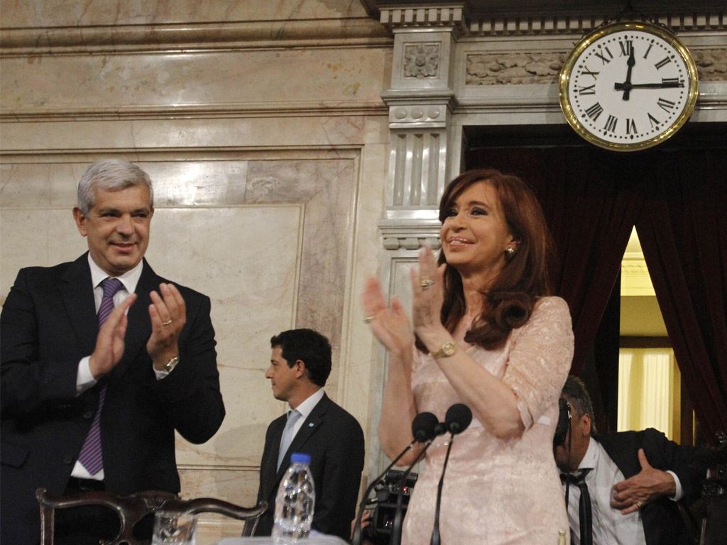 Cristina en el Congreso