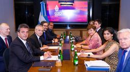 Alberto Fernández se reunió con la titular del FMI, Kristalina Giorgeva.