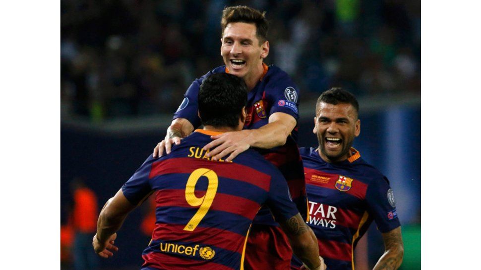 Barcelona ganó  la Supercopa