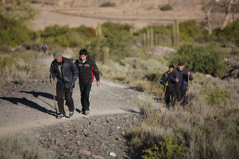 La imagen de la Mamita del Cerro llegará al pueblo de Tumbaya al atardecer del domingo 20 de marzo acompañada por miles de peregrinos y bandas de sikuris.