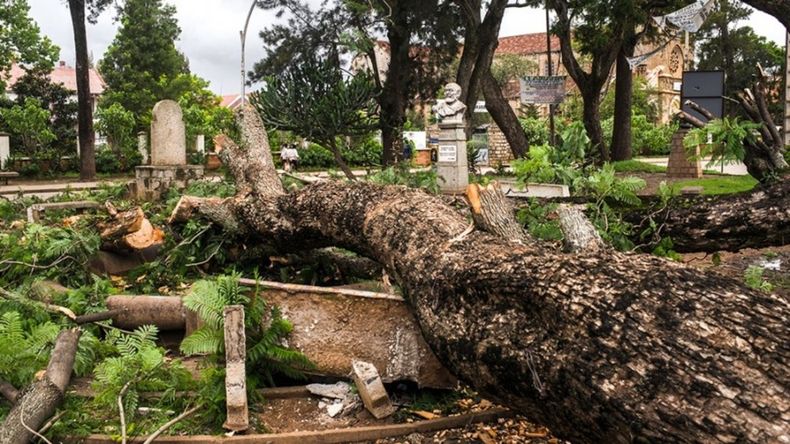 El ciclón Batsirai en Madagascar hizo destrozos