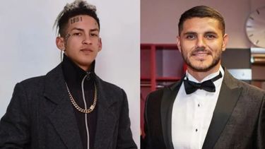 Icardi subió una foto para burlarse de L-Gante y generó polémica.