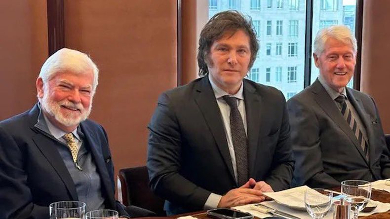 Javier Milei en Estados Unidos.