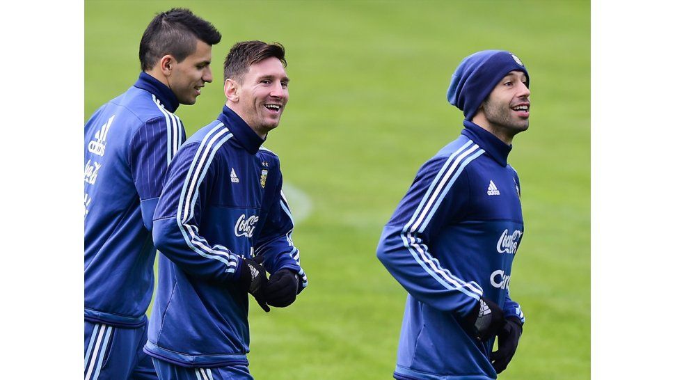 Agüero, Messi y Mascherano