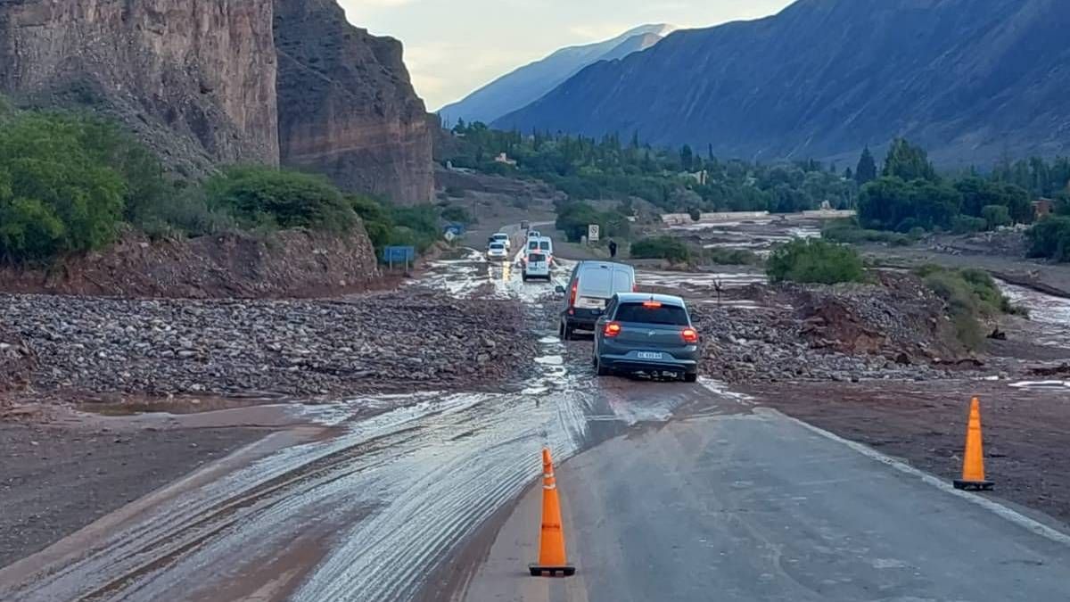 El estado de las rutas en Jujuy tras el temporal de lluvias