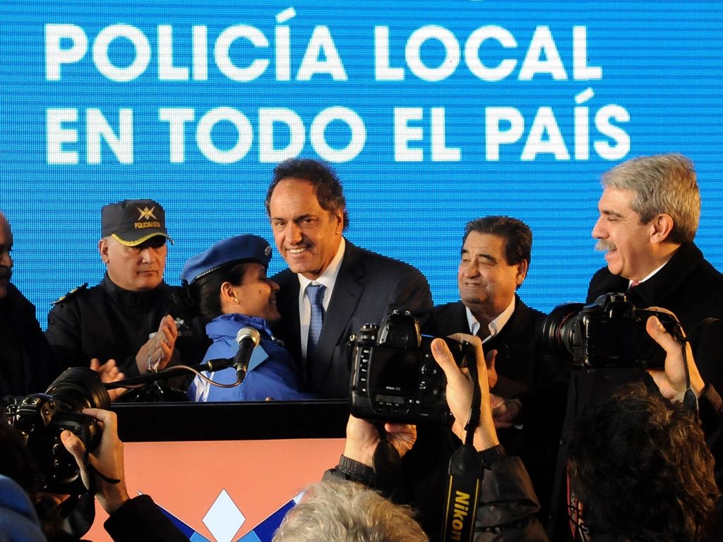 Acto en el municipio de Tres de Febrero