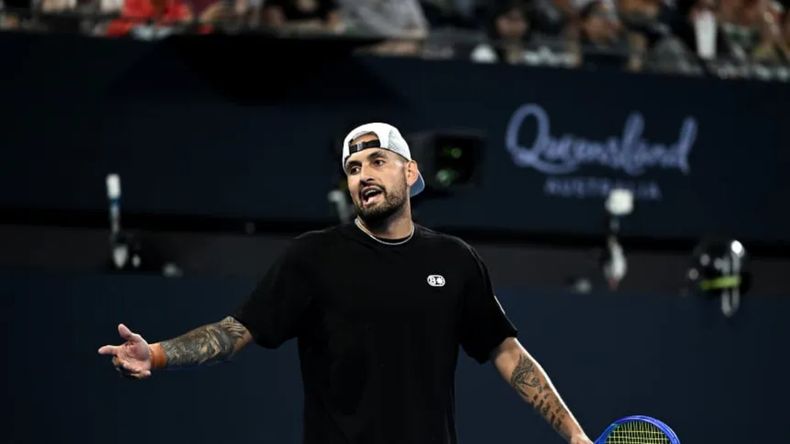 Nick Kyrgios dio positivo por cocaína en un control de dopaje y quedó suspendido del circuito de tenis.