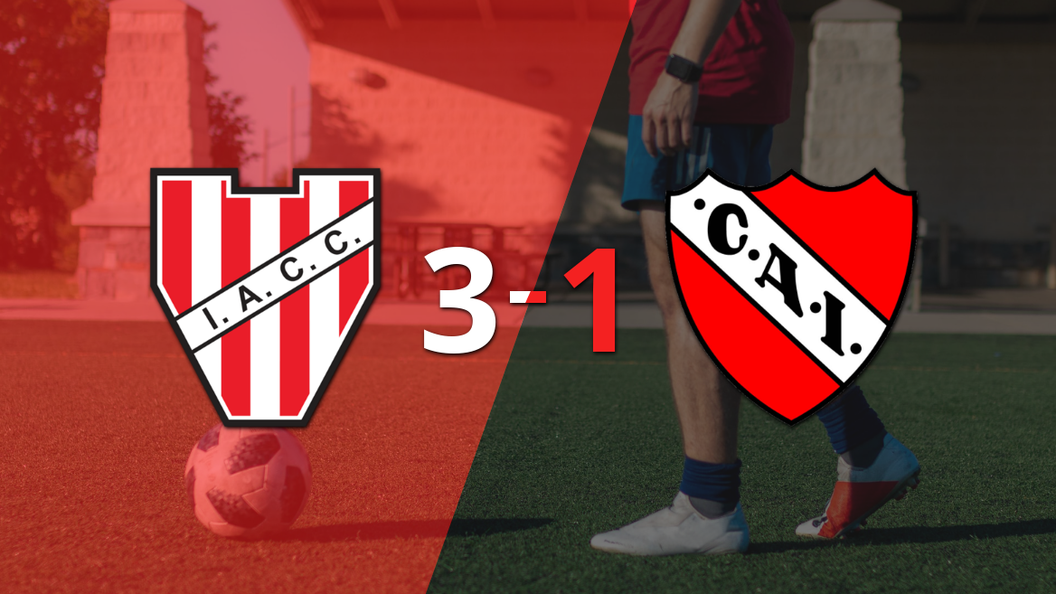 ignacio russo marca un doblete en la victoria 3-1 de instituto ante independiente