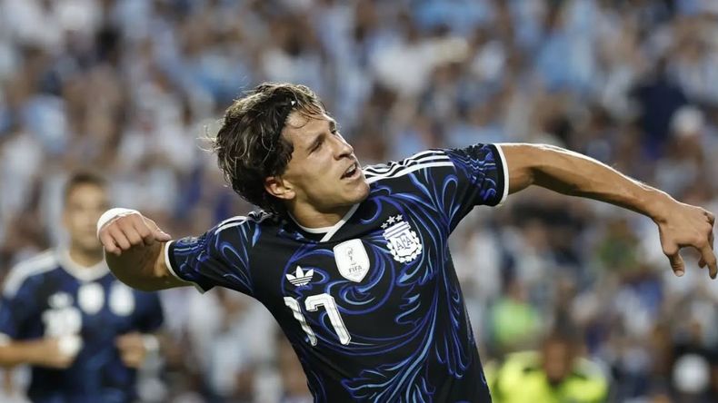 Giuliano Simeone - Autor del segundo gol de la Selección Argentina 