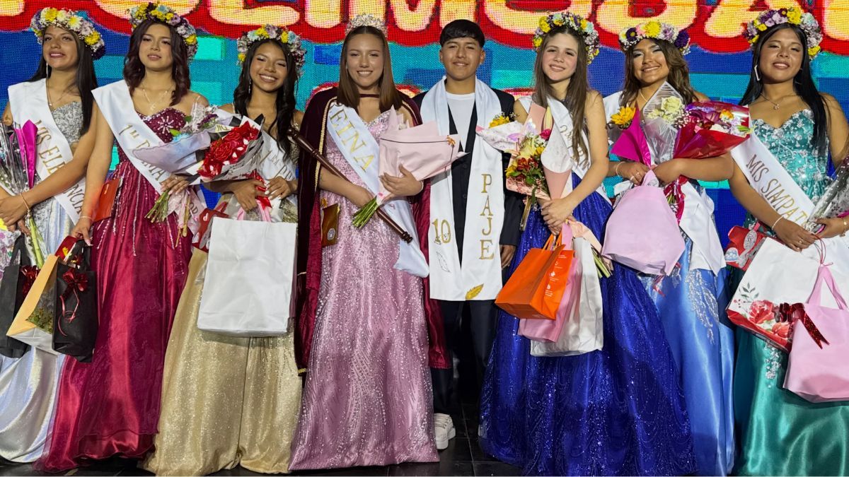 Pia Miranda es la representante 2026 del Polimodal 3.