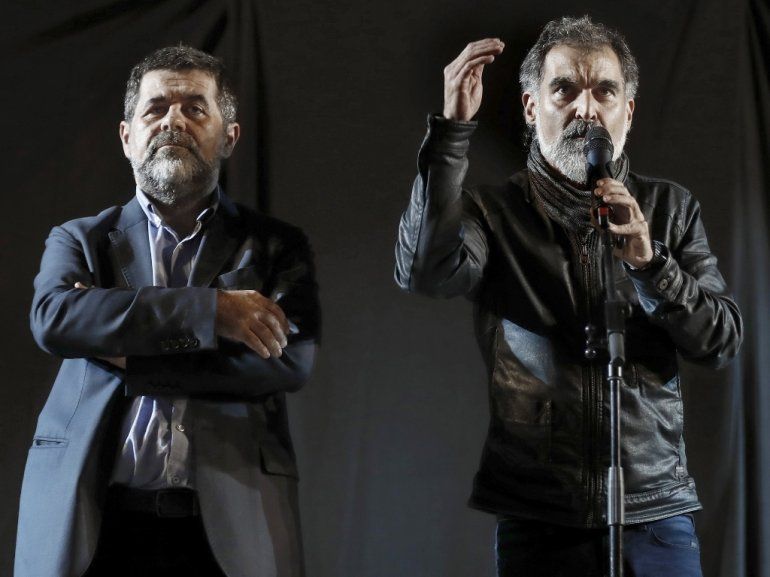 Jordi Sánchez y Jordi Cuixart