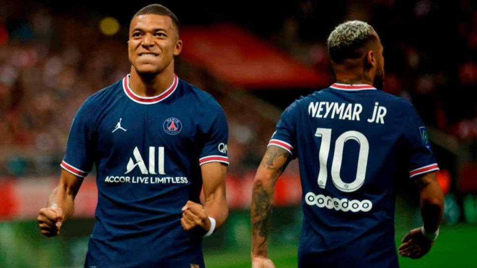 Mbappé, ayer en su ¿último? partido con la camiseta del PSG.