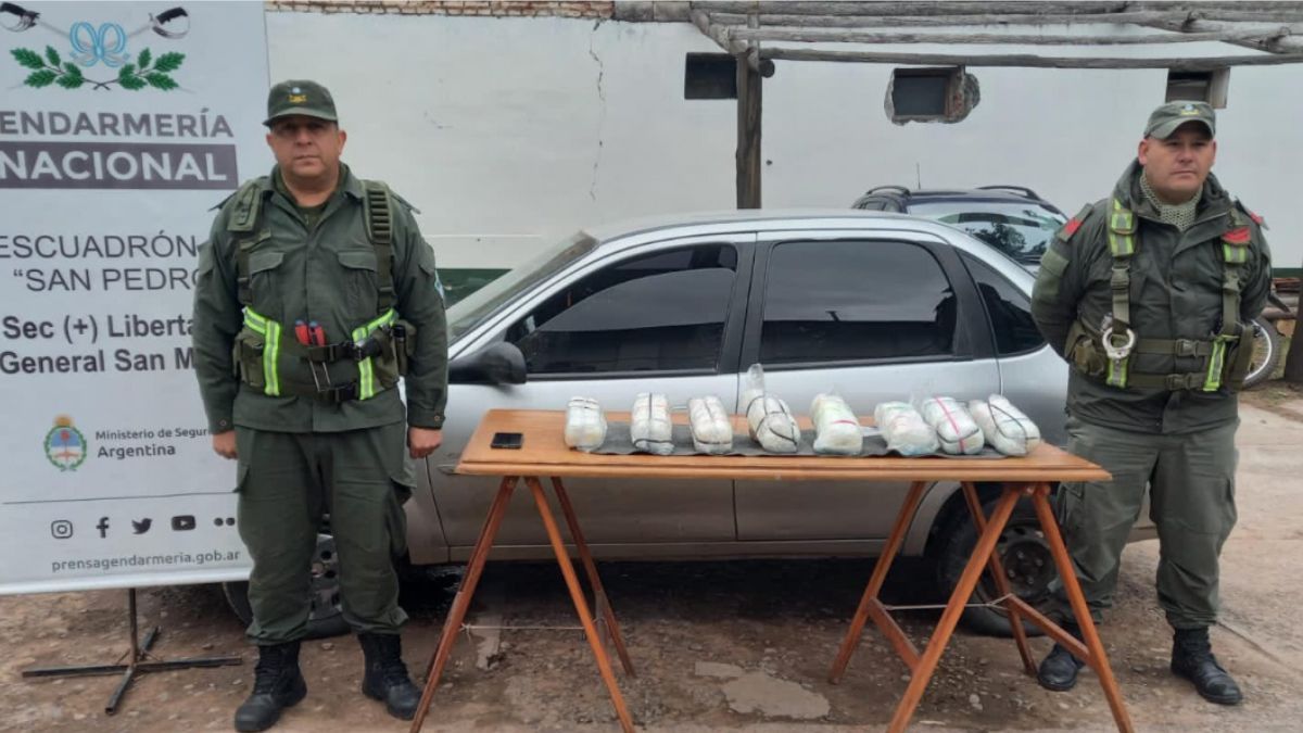 Incautaron 31 kilos de cocaína y 1 kilo de marihuana en dos operativos en el Ramal