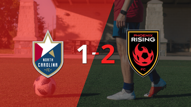 North Carolina FC no llega a Ronda de 16 al perder con Phoenix Rising FC