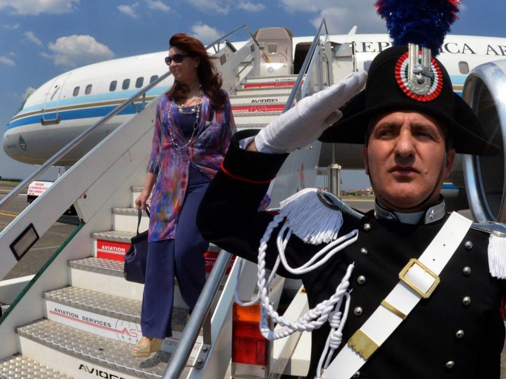 Llegó Cristina  (foto ilustrativa)
