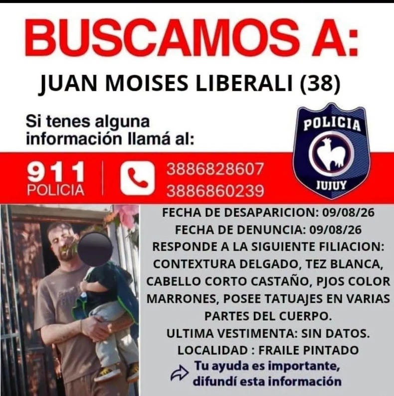Fraile Pintado: buscan a un hombre desaparecido en el río Lavayén