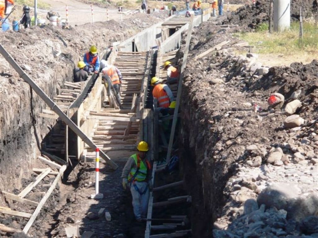 Trabajos en ruta N° 1