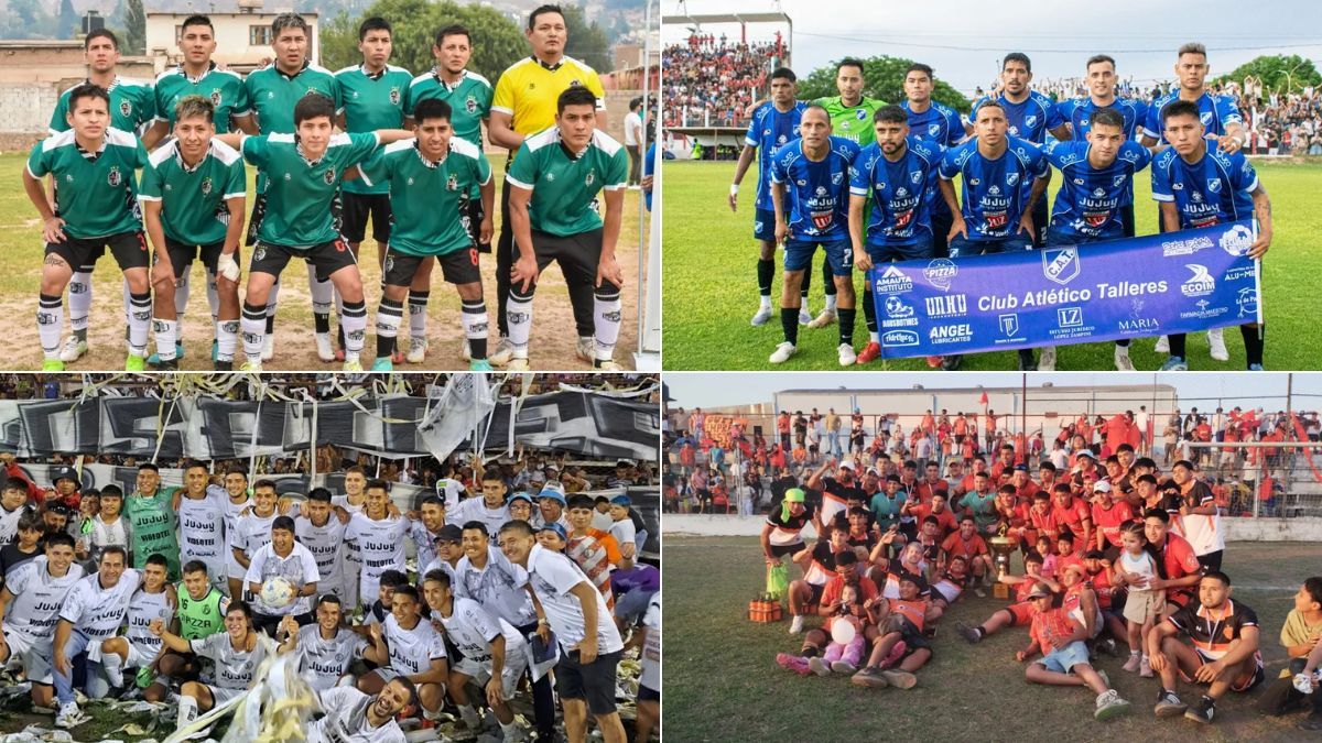 Tabla histórica del Torneo Regional Amateur de equipos de Jujuy.