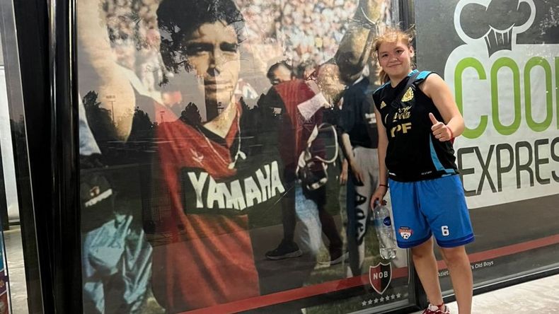 Con 16 años quedó seleccionada en Newells Old Boys.