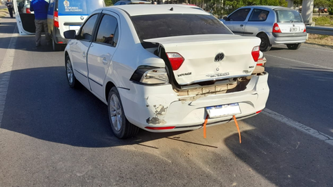 Todo Jujuy | Choque en cadena en la Ruta 66: 8 autos involucrados