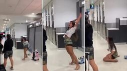 La pasajera reaccionó de manera insólita ante la noticia de la cancelación de su vuelo