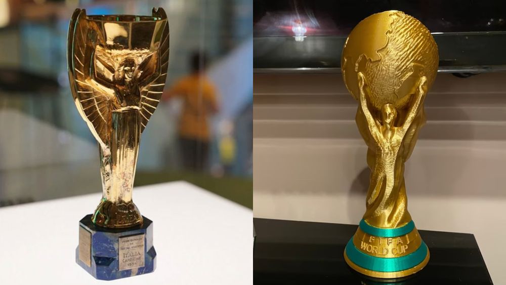 Los dos trofeos que hubo en los Mundiales