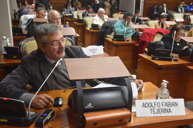 Sesión en la Legislatura de Jujuy (foto de archivo).