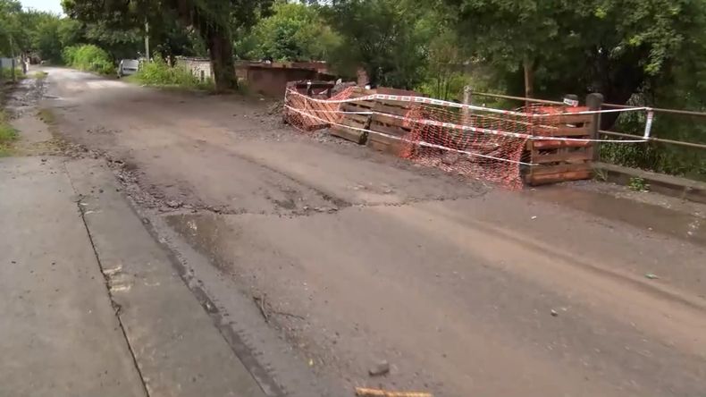 Así está el puente de Huaico que se cayó el sábado y fue restaurado