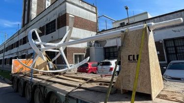 Torre eólica helicoidal.