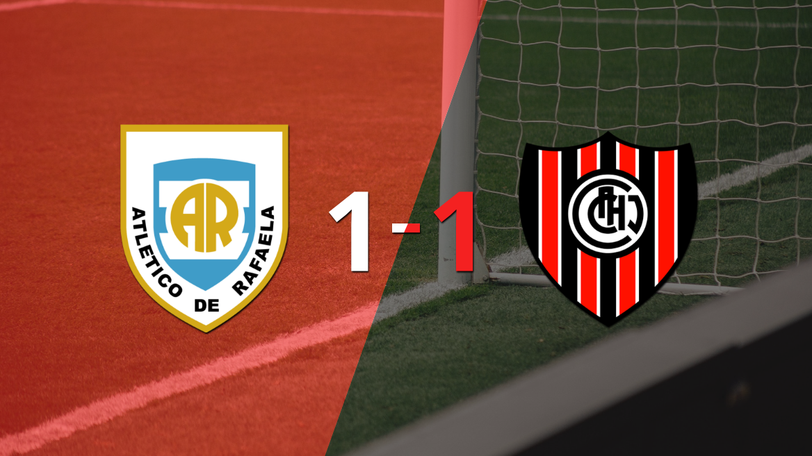 atletico rafaela y chacarita se repartieron los puntos en un 1 a 1