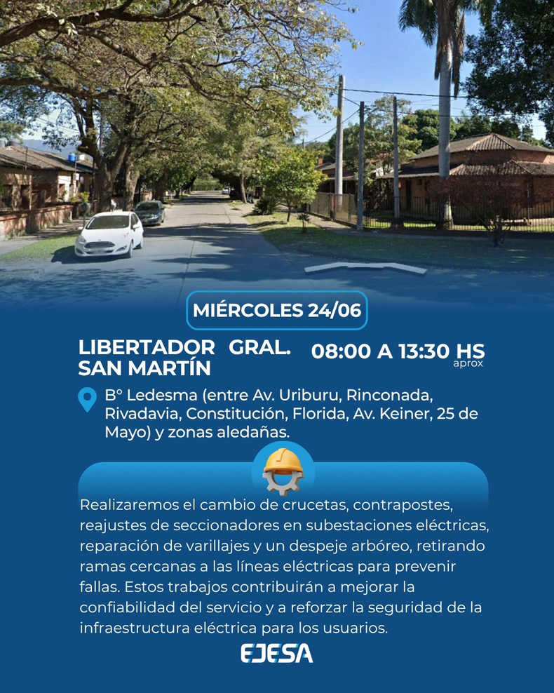 Cortes de energ&iacute;a programados.