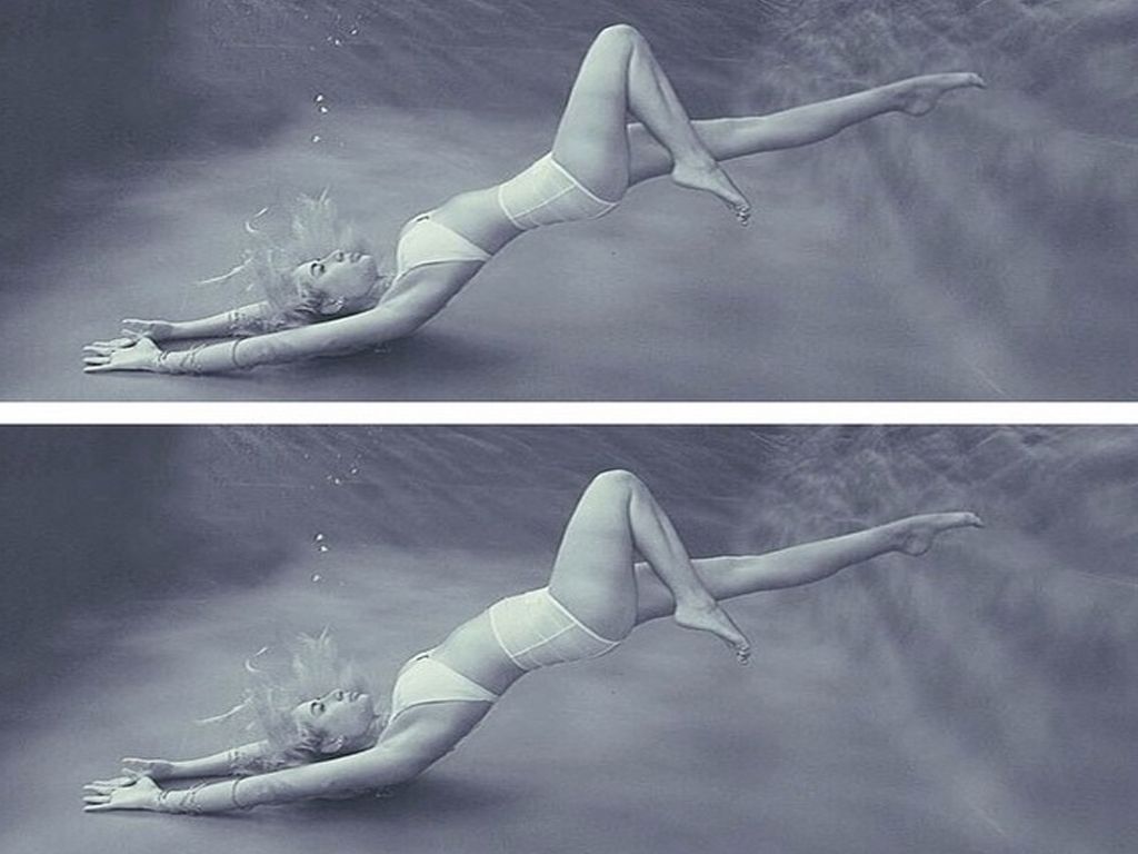 Modelo bajo el agua