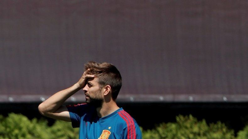 Gerard Piqué asustó a todos en España a cuatro días del debut