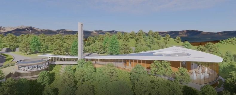 El Centro Cultural Lola Mora cuya forma se inspiró en el cincel de escultura será un edificio con emisiones casi nulas de gas de efecto invernadero, que contará con la certificación internacional LEED (Liderazgo en Energía y Diseño Ambiental), y será abastecido 100% de energías renovables, con almacenamiento de energía en un banco de baterías de litio.