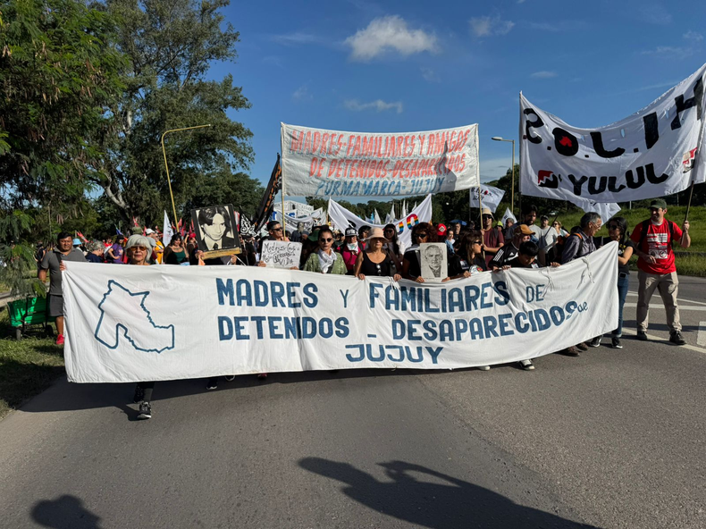Marcha por el Día de la Memoria por la Verdad y la Justicia en Jujuy.