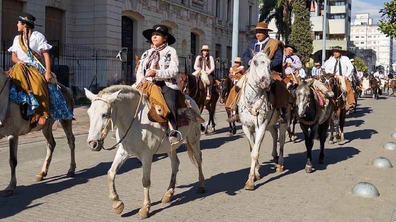 Gauchos peregrinaron a caballo hasta el Santuario de Río Blanco