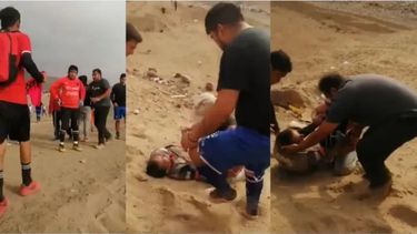 Agredieron brutalmente a un árbitro en Chile.