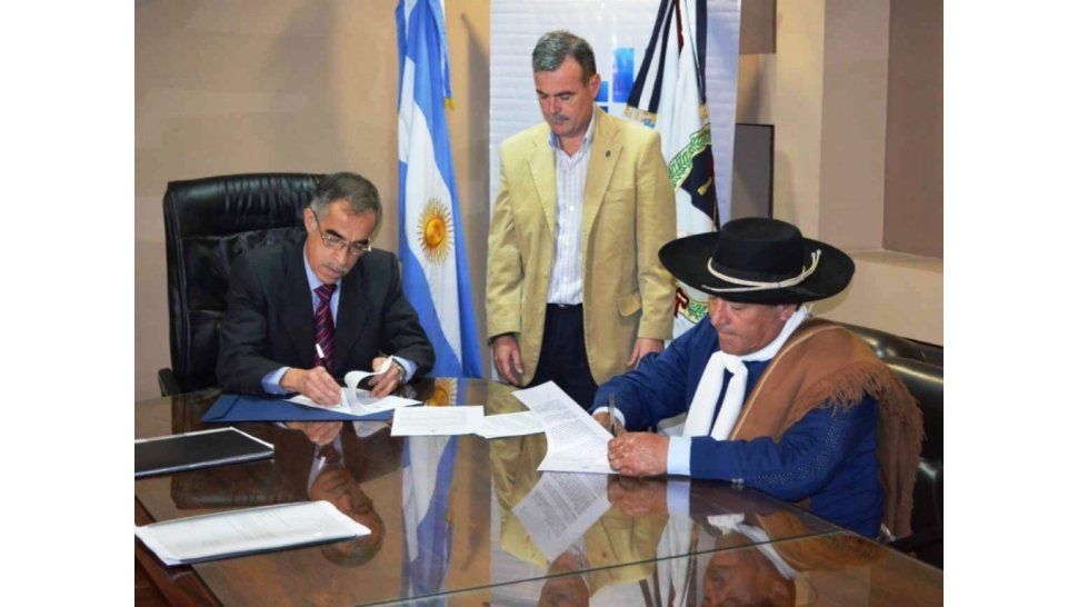 Firmaron convenio