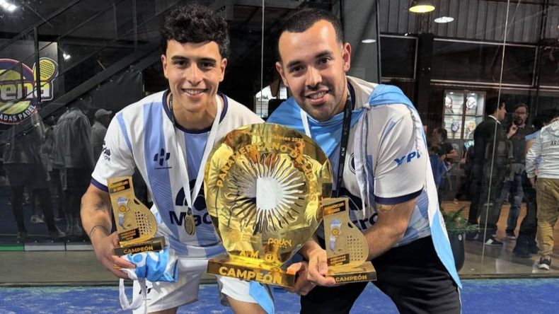 Ignacio Pérez Heredia y Santiago Jure, Campeones de América en Pa
