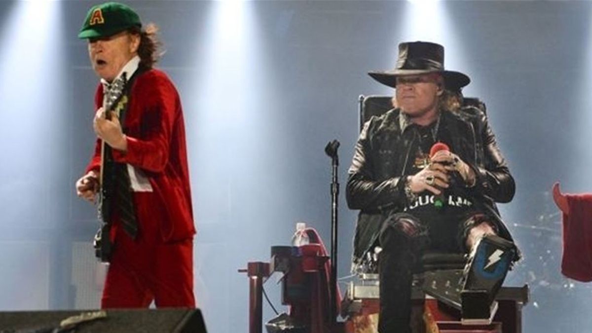 Axl Rose debutó con AC/DC