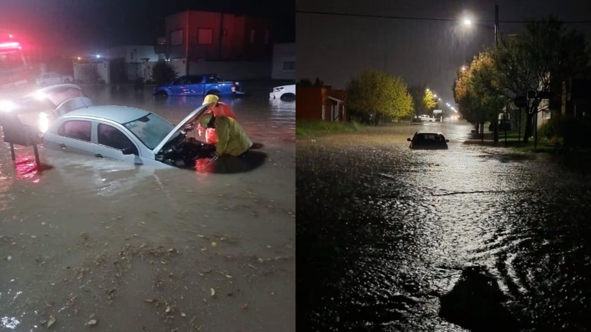 Temporal en Buenos Aires.