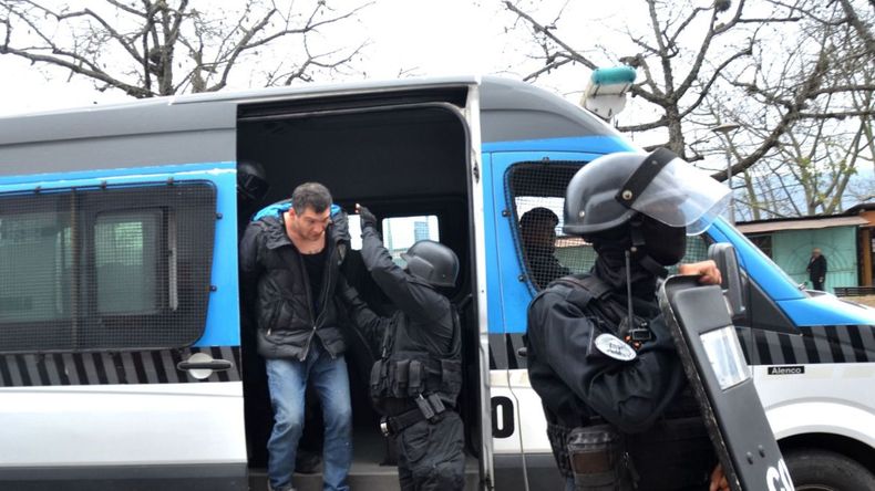 Matías Jurado ingresando al MPA 