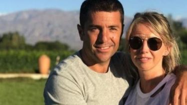 Mercedes Kvedaras junto a su esposo