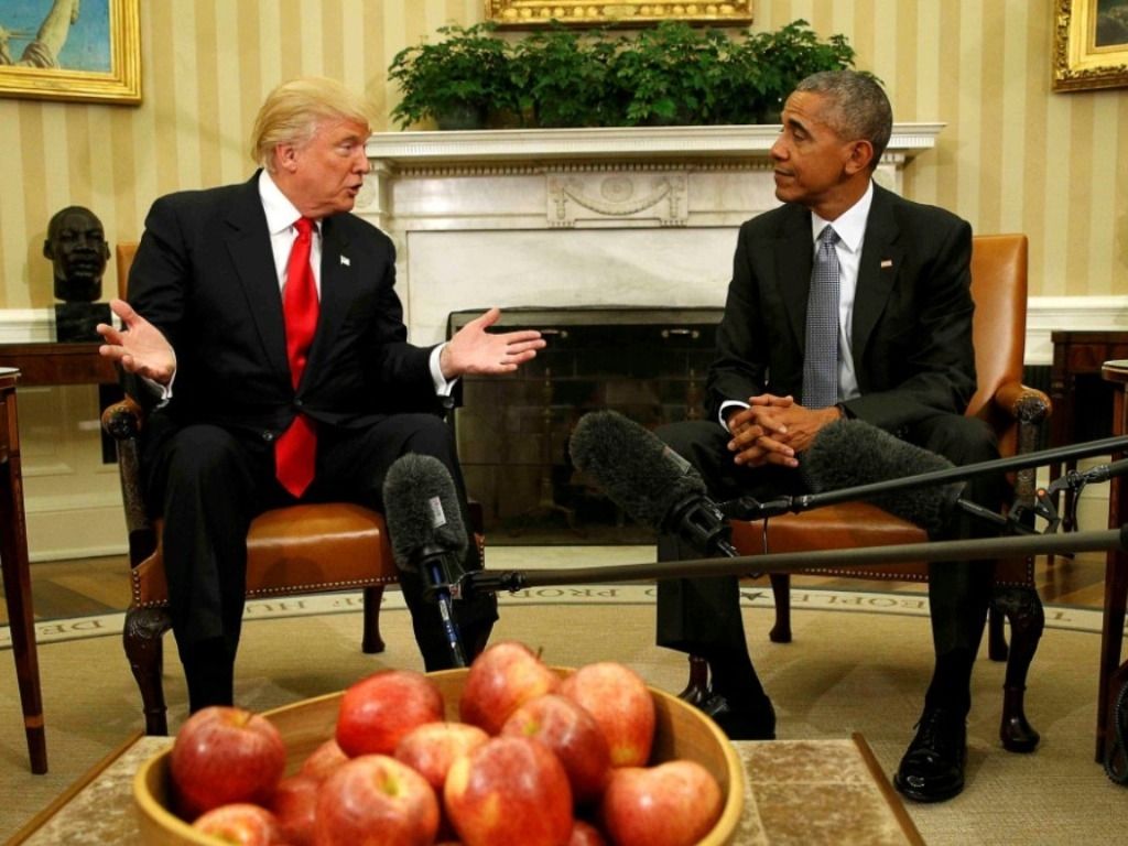 Trump y Obama