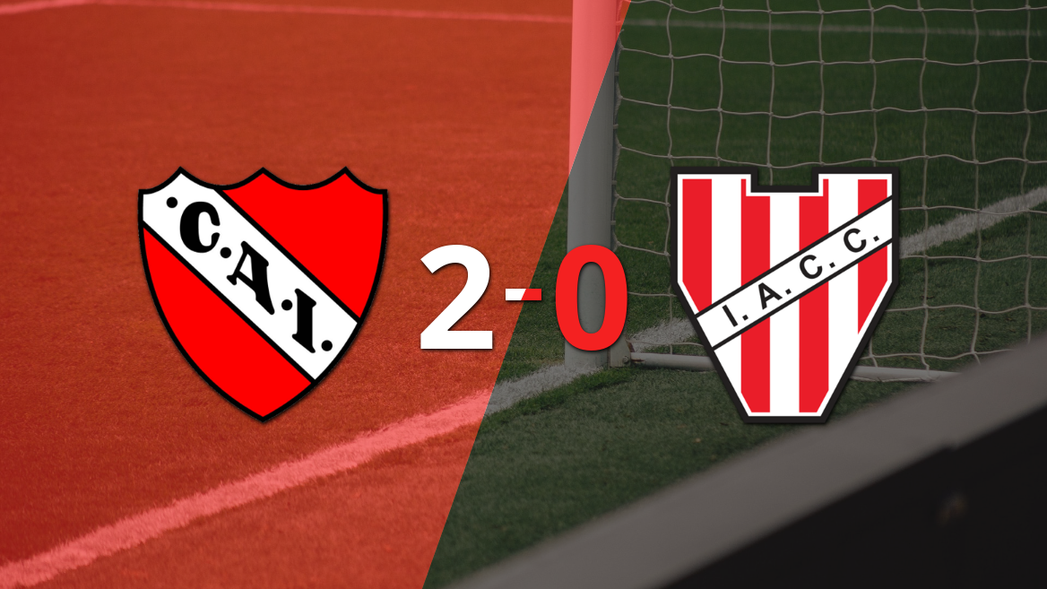 independiente le gano como anfitrion a instituto por 2-0