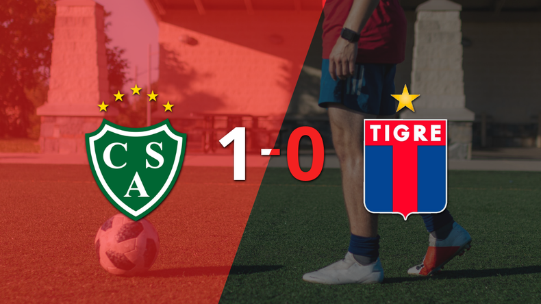 A Sarmiento le alcanzó con un gol para derrotar a Tigre en el estadio Eva Perón