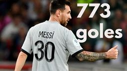 Messi llegó al puesto número tres del ranking de goleadores históricos del fútbol: el 2 a 0 marcado por Lionel ayer domingo fue el número 15 con el PSG.