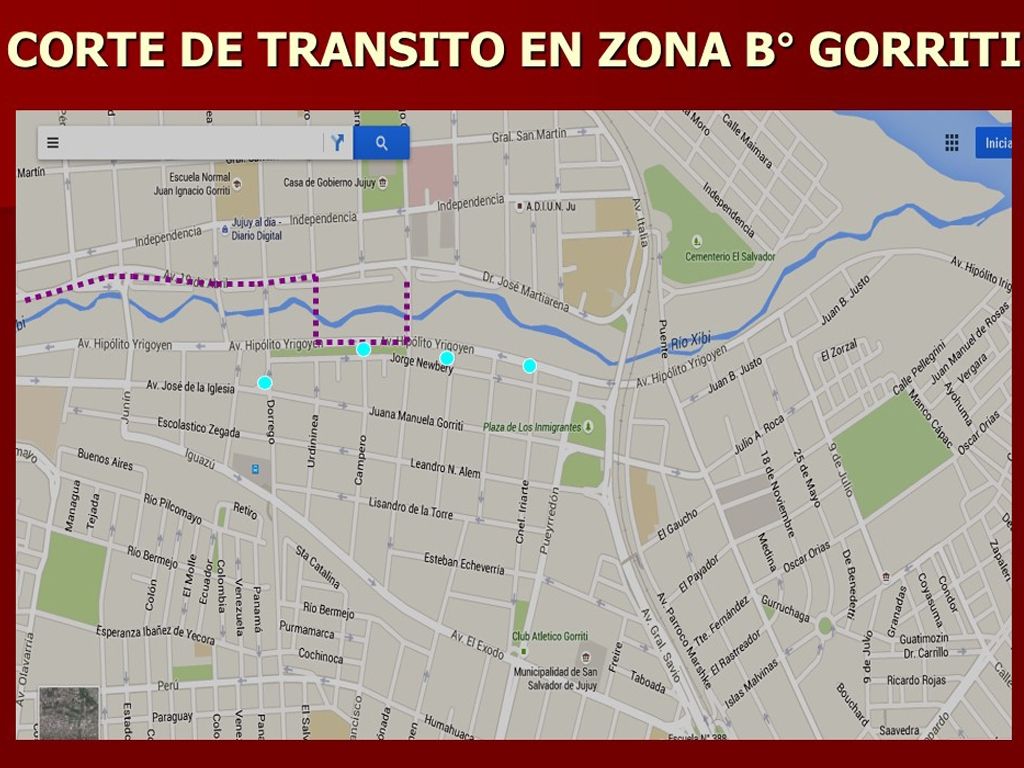 Cortes de calles