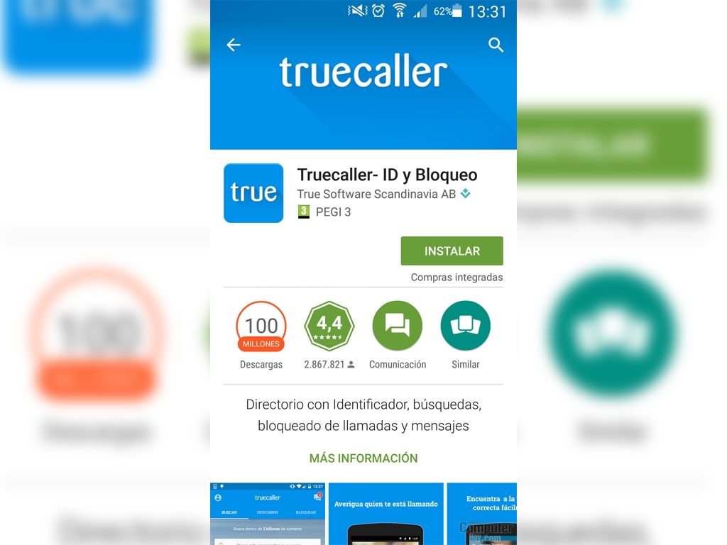 App para descubrir quién te llama de núm