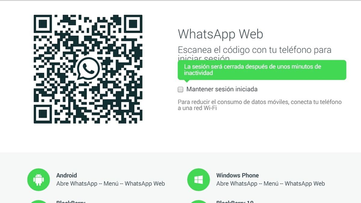 WhatsApp Web ya está disponible en celulares iPhone